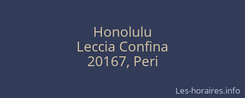 Honolulu