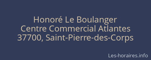 Honoré Le Boulanger