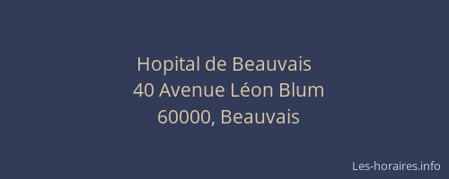 Hopital de Beauvais