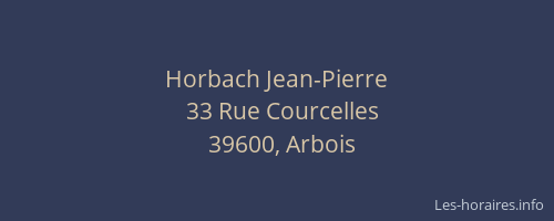 Horbach Jean-Pierre