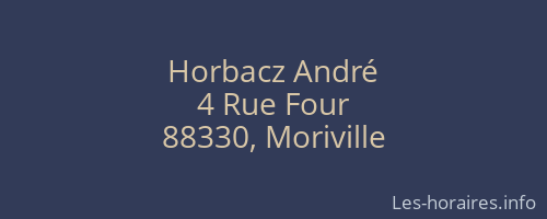 Horbacz André