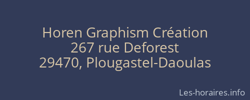Horen Graphism Création