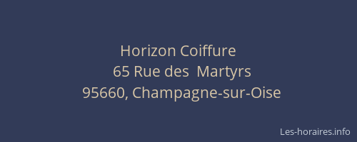Horizon Coiffure