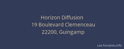 Horizon Diffusion