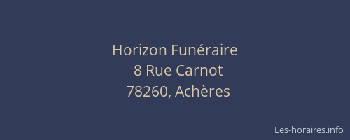Horizon Funéraire