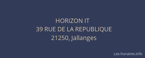 HORIZON IT