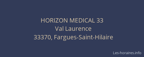 HORIZON MEDICAL 33