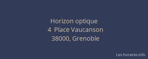 Horizon optique