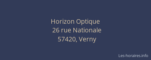 Horizon Optique
