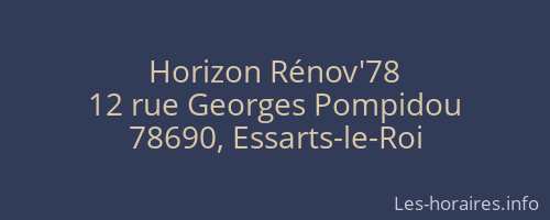 Horizon Rénov'78