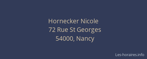 Hornecker Nicole