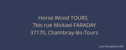 Horse Wood TOURS
