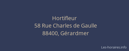 Hortifleur