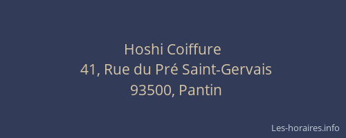 Hoshi Coiffure