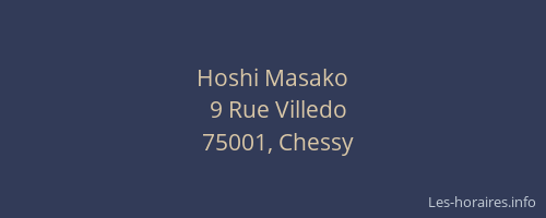 Hoshi Masako