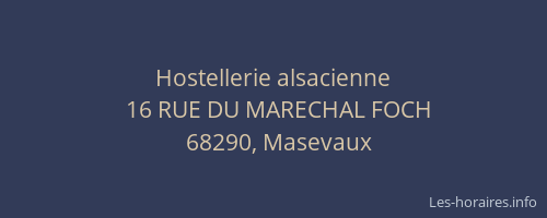 Hostellerie alsacienne