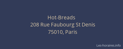 Hot-Breads