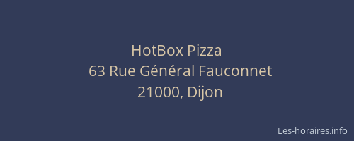 HotBox Pizza