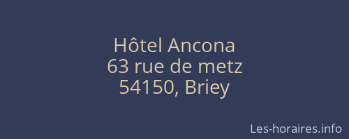 Hôtel Ancona