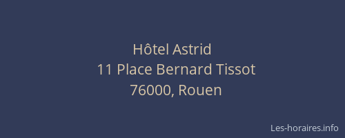 Hôtel Astrid
