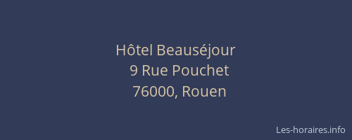Hôtel Beauséjour