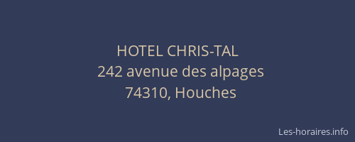 HOTEL CHRIS-TAL