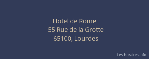 Hotel de Rome