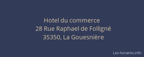Hotel du commerce