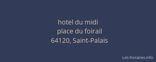 hotel du midi