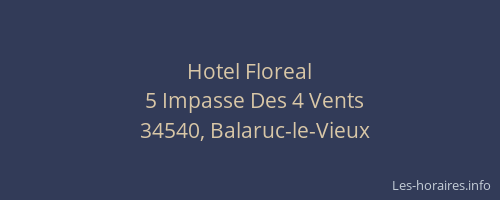 Hotel Floreal