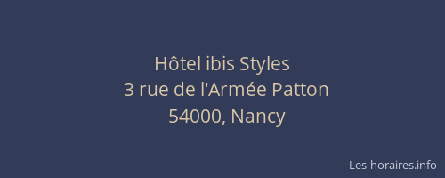 Hôtel ibis Styles