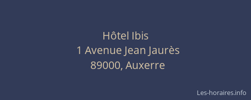 Hôtel Ibis