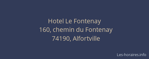 Hotel Le Fontenay