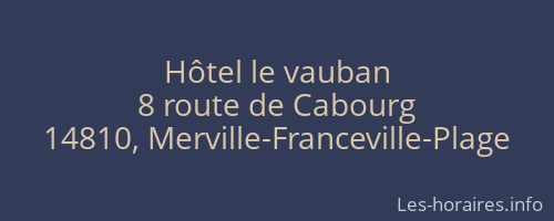 Hôtel le vauban