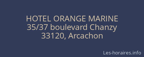 HOTEL ORANGE MARINE