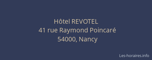 Hôtel REVOTEL