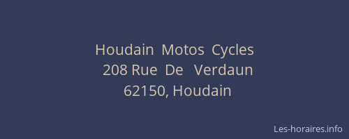 Houdain  Motos  Cycles