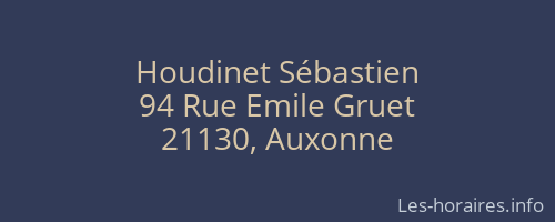 Houdinet Sébastien