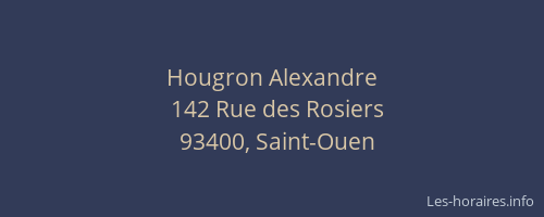 Hougron Alexandre