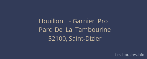 Houillon    - Garnier  Pro