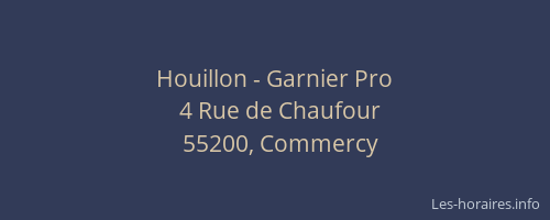 Houillon - Garnier Pro