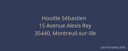 Houitte Sébastien