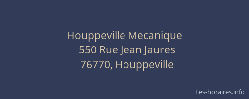 Houppeville Mecanique