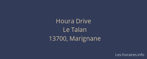 Houra Drive