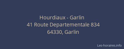 Hourdiaux - Garlin