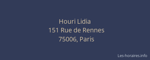 Houri Lidia