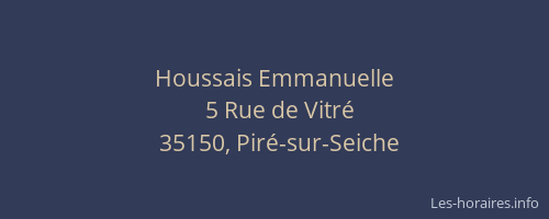 Houssais Emmanuelle