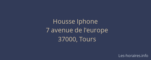 Housse Iphone