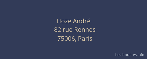 Hoze André