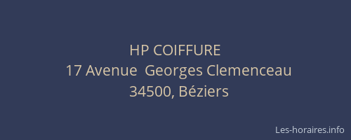 HP COIFFURE